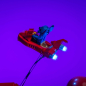 Preview: LMB 2.0 Version - LED-​Beleuchtungs-Set für LEGO® Disney Lilo and Stitch Beach House #43268